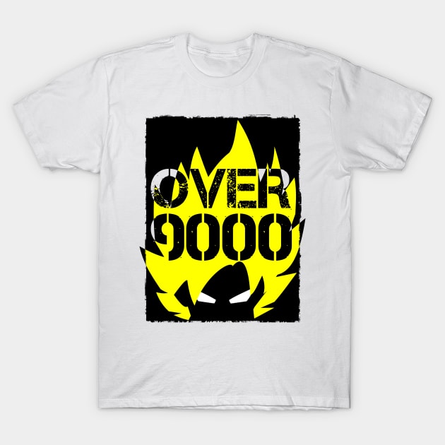 Dragon Ball - Over 9000 - Goku T-Shirt by LiveForever